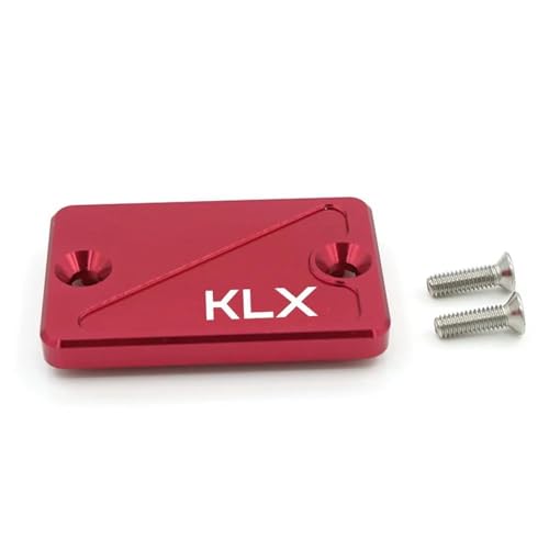 �L���b�v�����t���܂� �ɓK������J���T�L KLX 650 KLX650 1993 1994 1995 1996 CNC �A���~�j�E�� �I�[�g�o�C�A�N�Z�T���[ �t�����g�u���[�L�t���[�h���U�[�o�[�J�o�[�L���b�v(Red)