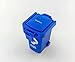 Nuanmu Garbage Can Set 6 Color Mini Curbside Vehicle Garbage Bin Trash Can ABS Truck Toys
