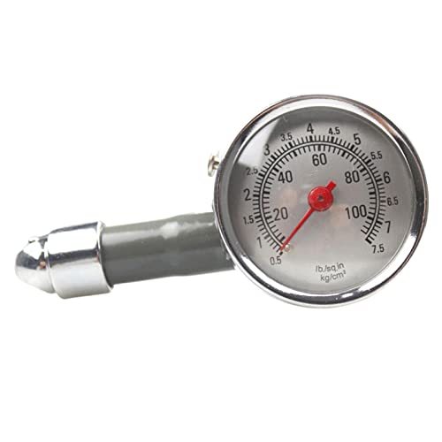 Tire Gauge Fuel Pressure Gauge, Dial Type Air Pressure Tire Gauges, Stainless Steel Tire Pressure Gauge Barometer, High-Precision Tire Pressure Monitoring System for Car Truck Shakven