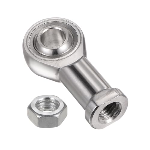 Roulement d'extrémité de tige 12 mm uxcell M12x1,75 femelle rotule inox