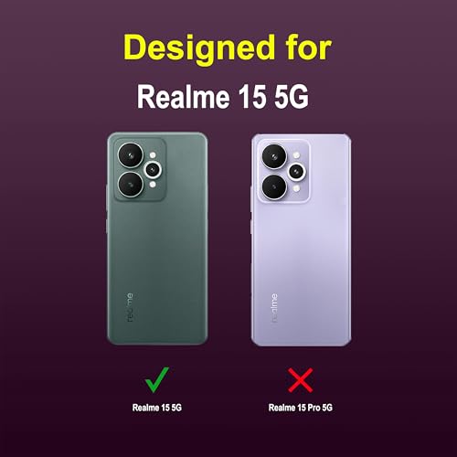Image of Zapcase Back Case Cover for Realme 15 5G | Compatible for Realme 15 5G Back Cover | Liquid Silicon Magic Case with Camera Protection | Lavender