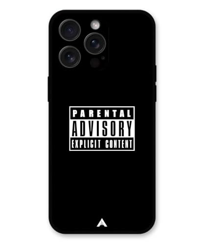 Image of Premium Explicit Case for iPhone 14 Pro Max Soft-Touch Metal TPU Back Cover, Shockproof, Designer, Aesthetic Mobile Phone Case (Glossy Finish)