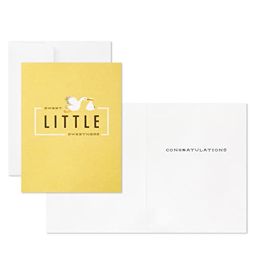 Hallmark Good Mail Pack Of 2 Baby Shower Cards (Stork And Bunny) #TOP1