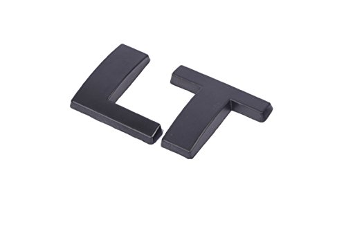 Aimoll Replacement For Lt Letter Nameplate Metal Emblem, Badge 2008-2015 Chevrolet Cruze Silverado Yukon Sierra (1Pc Black) #TOP17