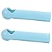 Cabilock 2pcs Push Broom Handle Grip Clothesline Pole Sleeve Sweeping Broom Handle Grip Clothesline Stick Replacement Sleeve Mop Handle Grip Replacement Plastic Floor Broom Holder