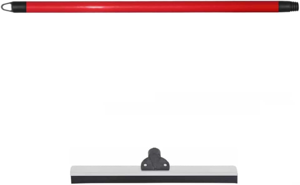 1 Rodo de Alumínio 40cm EVA Simples com Cabo Reforçado – Leve, Resistente e Eficiente para Puxar Água Rápido – Ideal para Limpeza Doméstica, Banheiros, Cozinhas, Quintal e Áreas Internas/Externas