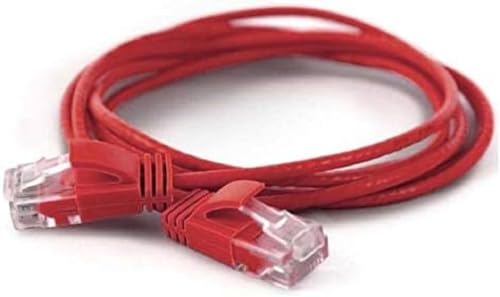 wantecWire 7280 Ultra Slim Patch Cable Red, Länge 25m