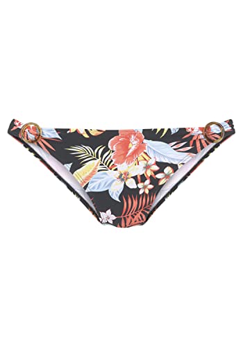 s.Oliver Damen Suki-16 Bikini-Unterteile, Black-Print, 34 EU