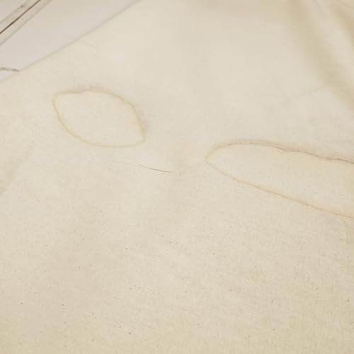 100% Cotton Canvas,Calico & Cotton Linen Mix Fabric for Craft,Paint,Patchwork,Apparel & Light Upholstery.Neotrim Natural Fibres,Eco-Friendly. [100% Cotton Calico GradeB - 5 Meters]