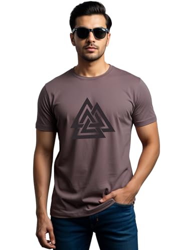 Image of ADRO Men's 100% Cotton Regular Fit T-Shirt