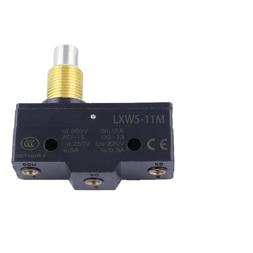 Interruptor de límite LXW5-11M con émbolo de alta sensibilidad de 10A para maquinaria industrial
