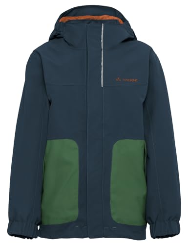 VAUDE Unisex Kinder Kids Campfire 3in1 Jacket Iv, Dark Sea/green,...