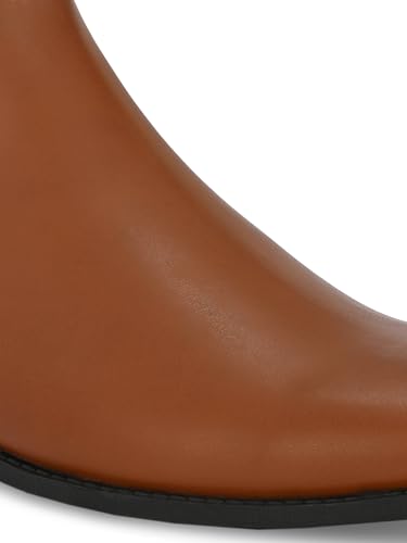 Image of EL PASO Men Faux Leather Casual Chelsea Boots