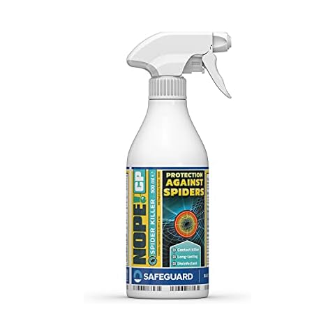 NOPE! Spider Killer Spray Repellent (500ml) - Kills on Contact, Residual action. Odourless, Non-Staining. HSE Registered Cover