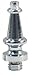 Emtek 97213 7/16" Diameter Solid Brass Steeple Tip Finial for 3-1/2" Emtek Resid, Satin Nickel