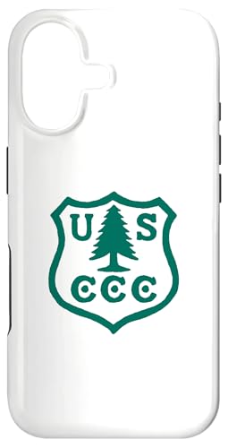 Vintage Civilian Conservation Corps Retro CCC Logo X}zP[X iPhone 17 p