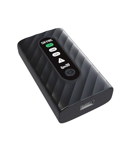 Chargeur LiPo USB C rapide SKYRC PD 35W intelligent pour modèles réduits 2S à 4S