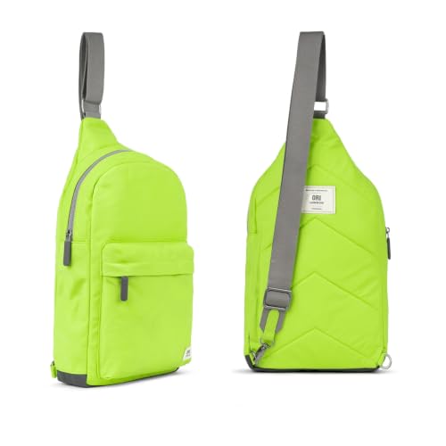 Image of ORI LONDON Crossbody Bag - Nylon Travel Sling Bag for Women & Men with Chunky Zippers - The Willesden