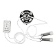 Bewinner Kuh Melkmaschine - 3L Portable Plug in pulsierende Vakuumpumpe Melkmaschine, 304 Edelstahl Eimer Herr Melker mit Auto Stop Check Ventil