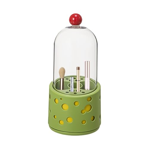 Soporte de de maquillaje giratorio, tubo de almacenamiento de de maquillaje giratorio - Cáscara de exhibición giratoria de 360 ​​grados - Spin Storage Rack Lipstick Box Supporter para sombra de ojos
