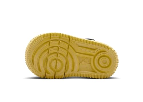 Nike Force 1 Low LV8 2 EasyOn Baby/Toddler Shoes (FN0408-001, Black/Light Armory Blue/Playful Pink/Summit White) Size 44