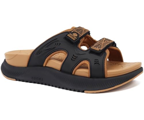Image of ONCAI Womens Orthotic Sandals Ladies Recovery Walking Slides Arch Support Plantar Fasciitis Comfort Orthopedic Soft Cushion Summer Adjustable Sandalias Size 6-12