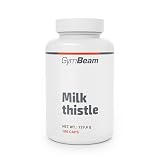 GymBeam Cardo Mariano - Estratto Vegetale - Protezione Epatica con l'80% di Silimarina - Capsule Senza OGM per Sostenere la Salute del Fegato - Potenziale Detossificante (180 caps)