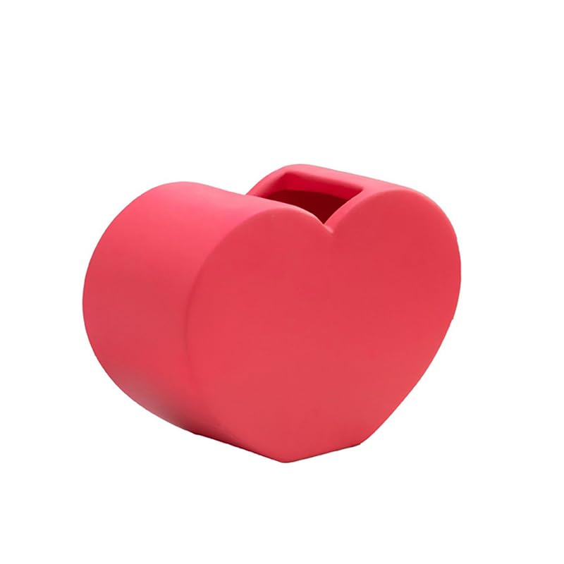 陶芸品 ハート型の 花器 陶芸品 ハート型の 花器