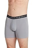 Jockey Men's Underwear Sport Cotton Performance Midway Brief, Mid Grey, xl