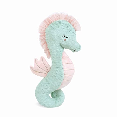 Image of MON AMI Shelley The Seahorse Stuffed Animal, 1 Pc, Green - 18', Use as Toy or Nursery Room Décor, Great Gifts for Kids of All Ages, Ocean Animals