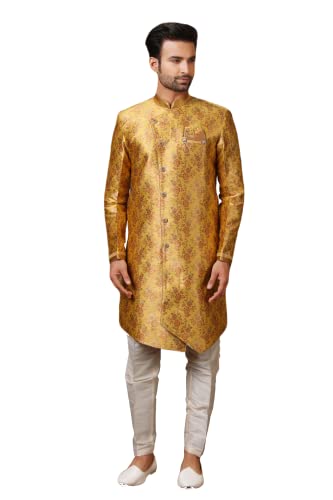 Shreyanvi Royal Sherwani for Men Indian Jodhpuri Designer Groom Wedding Wear Indo-Western