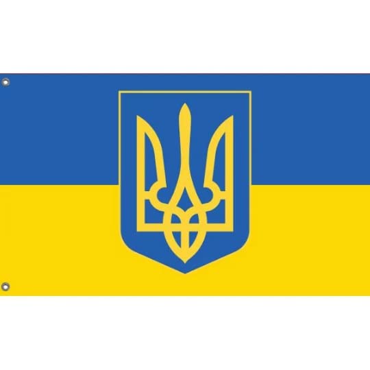 Drapeau De L'ukraine En Forme De Cercle Rond Drapeau De L'ukraine
