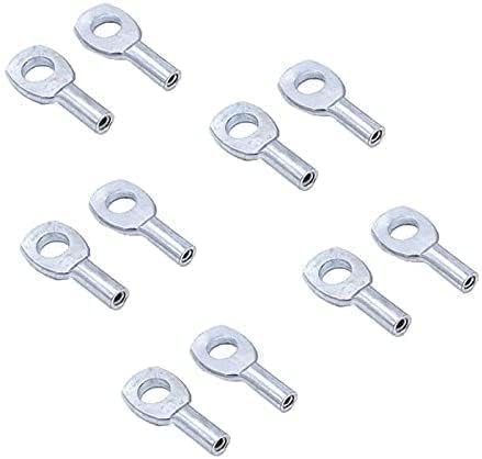 Gym Machine Accessories for 5mm/6mm Cable Ball Stopper Interface Port Components Fitness Equipment Wire Rope Port Joint Replacement Parts for Home Gym Machine Use Pack of (2)-image-37