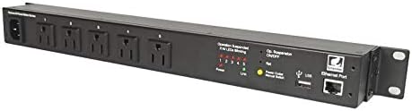 Synaccess NP-05B Remote Switched PDU, UL-STD TUV Listed, 5 Outlets. Manufactured and Supported in USA. Control Via Web, Telnet, USB Serial Port.