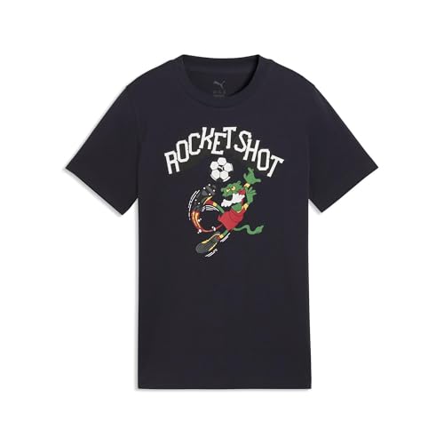 PUMA(プーマ) 63451240_SUPERグラフィック Tシャツ B_ビブラント グリーン_140ボーイズ