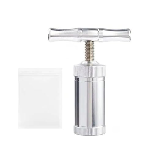 Pollenpresse T-Griff Hash Presse Pollenpresse Cannabis Pollenshaker T Rosin Presse Langlebige Kräuterpresse Pollenpresse Klein Pollenpresswerkzeug Für Kräuter Gewürze Knoblauch Pfeffer Salz Pollen