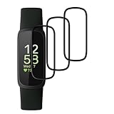 【3枚セット-高 品質】対応 Fitbit inspire3 フイルム Fitbit inspire 3 保護フィルム 画面保護シート 液晶シール カバー 液晶保護 ソフト 【 PET複合材 炭素繊維 3Dカバー 耐衝撃 超薄 気泡ゼロ 高感度 撥油性 指紋防止 超耐久 】HFLBMHBXL-2