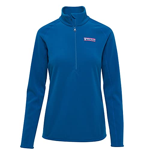 Thermowave Micro 1/2 - Jersey de mujer con cremallera para deportes activos, suave jersey de poliéster reciclado, forro polar para mujer Mykonos azul. XS Cover