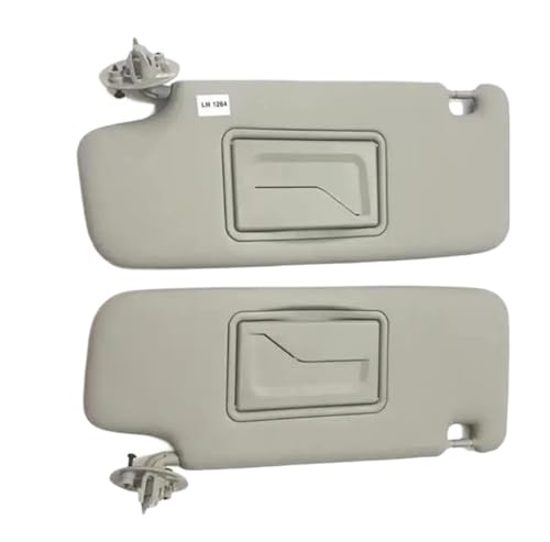 Pare soleil intérieur pour Chevy Cruze et Sonic 2009-2020 paire de panneaux gris avec miroir