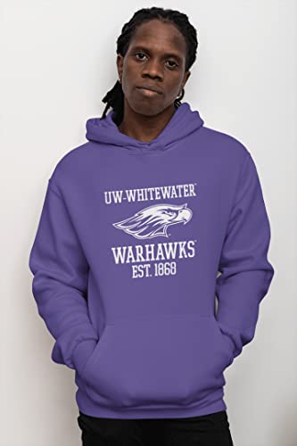 CreateMyTee | Vintage Wisconsin Whitewater Warhawks Hooded Sweatshirt3