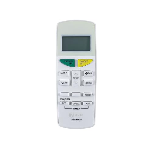Image of 7SEVEN Compatible With Daikin AC Remote Control ARC484A1 Model 132C Suitable for ‎FTLKL71TV 1 1.5 2 Ton Split and Window Air Conditioner - Match Each Keys Exactly to Replicate Genuine Remote Function
