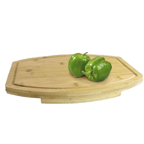 Tablero de esquina, tablero de corte de madera con ritmo de jugo, tablero de corte de 15.4x11 pulgadas, tablas de corte sin deslizamiento para carnes, frutas, estilo 2 suministros de cocina