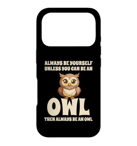 Always Be An Owl �t�N���E�ɂȂ�Ȃ�����A���������炵���B �X�}�z�P�[�X iPhone 17 Pro �p