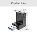 Oxsubor USB 3.0 Adapter 90 Degree Male to Female Combo Vertical Up and Down Angle Coupler Connector