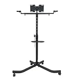 Soporte vertical tipo carrito con ruedas para TV o monitor LCD compatible VESA 50x50, 75 x 75, 100x100 y 100x200