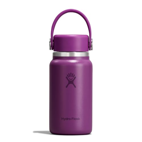 Image of Hydro Flask Micro Bottle - Insulated Mini Leak Proof Flask for Purse or Pocket in 6.7 Oz Supernova Purple