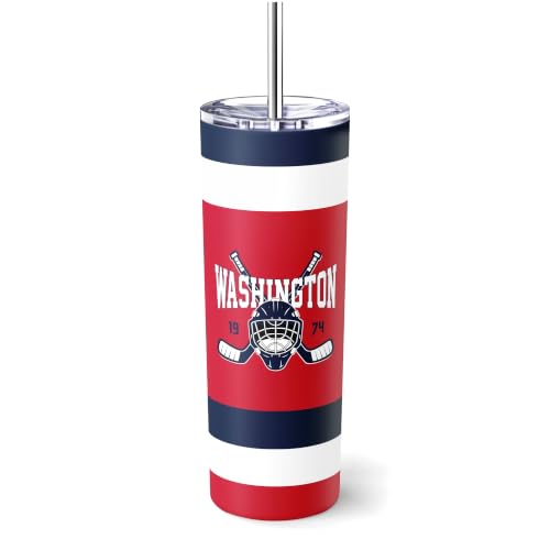Image of ANTKING Washington Tumbler 20oz Travel Mug Custom Name Number Gifts | Stainless Steel Insulated Coffee Cup for Men Women