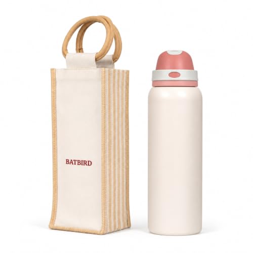 Image of Stainless Steel Water Bottle with Flip Lid and Carry Loop (Avacado 33 OZ, 1000 ml)