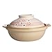 Gliniany garnek do zapiekanek z terakoty garnek na gulasz ceramiczny garnek z gliny do gotowania - trwały, odporny na ciepło i zimno do domu,800ML