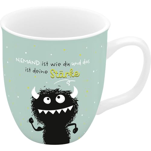 H:PPY life Espressotasse Monster Stark | Mini-Tasse mit Spruch,...
